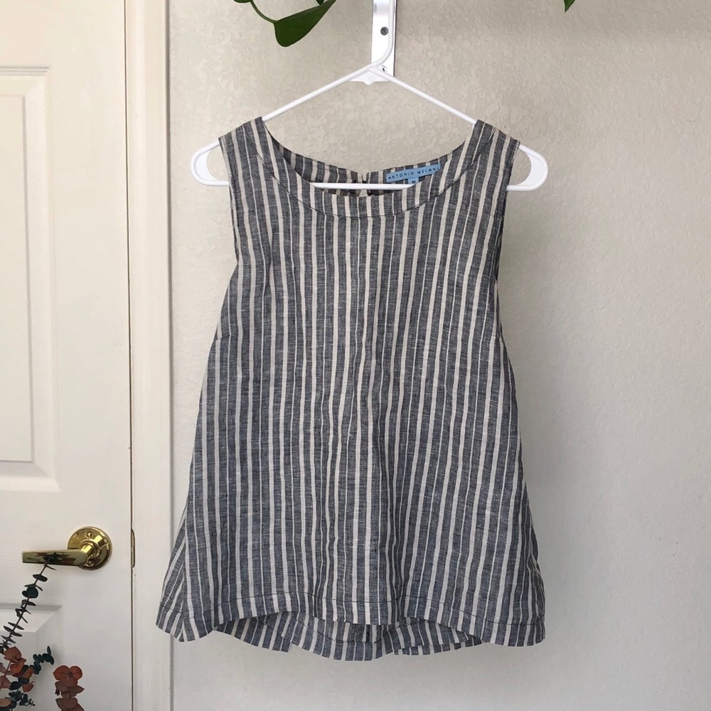 Antonio Melani  Linen Striped Top